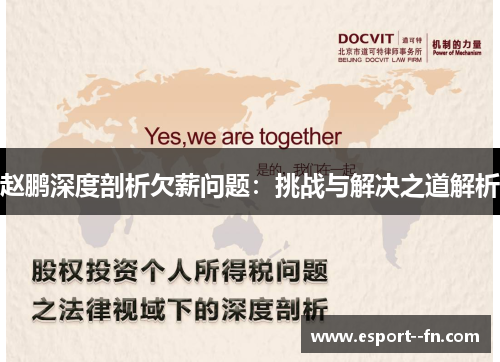 赵鹏深度剖析欠薪问题：挑战与解决之道解析